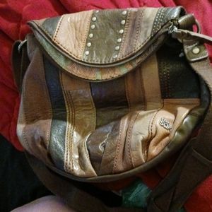 Sak root  leather bag